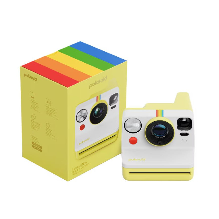 Polaroid - 寶麗來 Polaroid Now Generation 3 i-Type 即影即有相機 #9158 (Yellow 黃色)一年保養