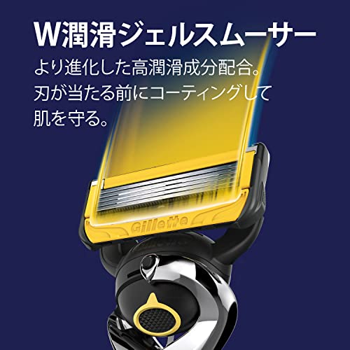 Gillette 吉列 - PROSHIELD 5+1 鋒護系列 剃鬚刀頭 刮鬍替換刀片 (4片裝)