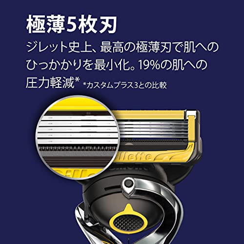 Gillette 吉列 - PROSHIELD 5+1 鋒護系列 剃鬚刀頭 刮鬍替換刀片 (4片裝)