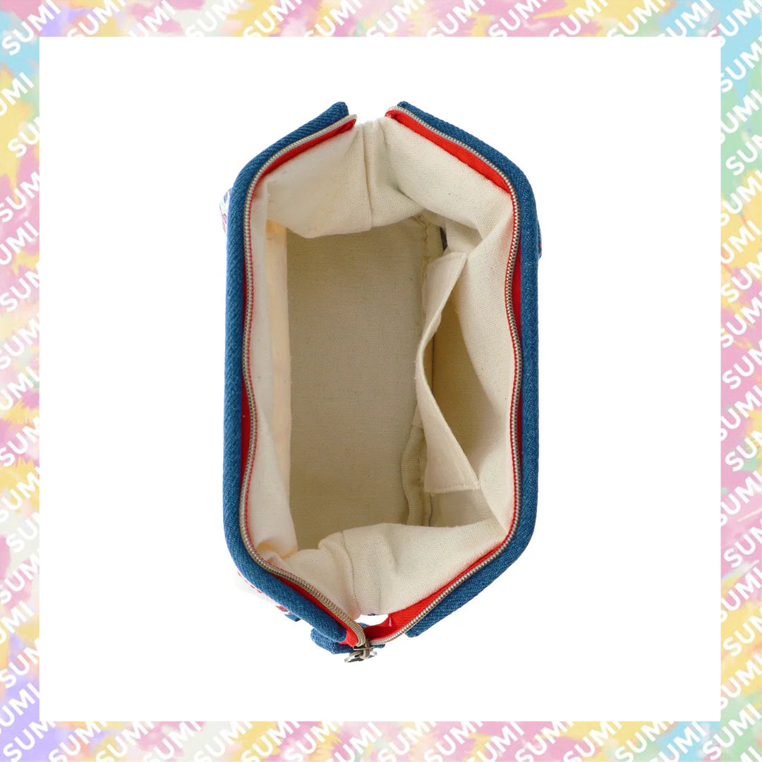 Chiikawa 吉伊卡哇 - 小可愛 Hachiware 小八貓 Usagi 兔兔 牛仔布多用途收納包 收納袋 配件袋 化妝袋 (S2333848)