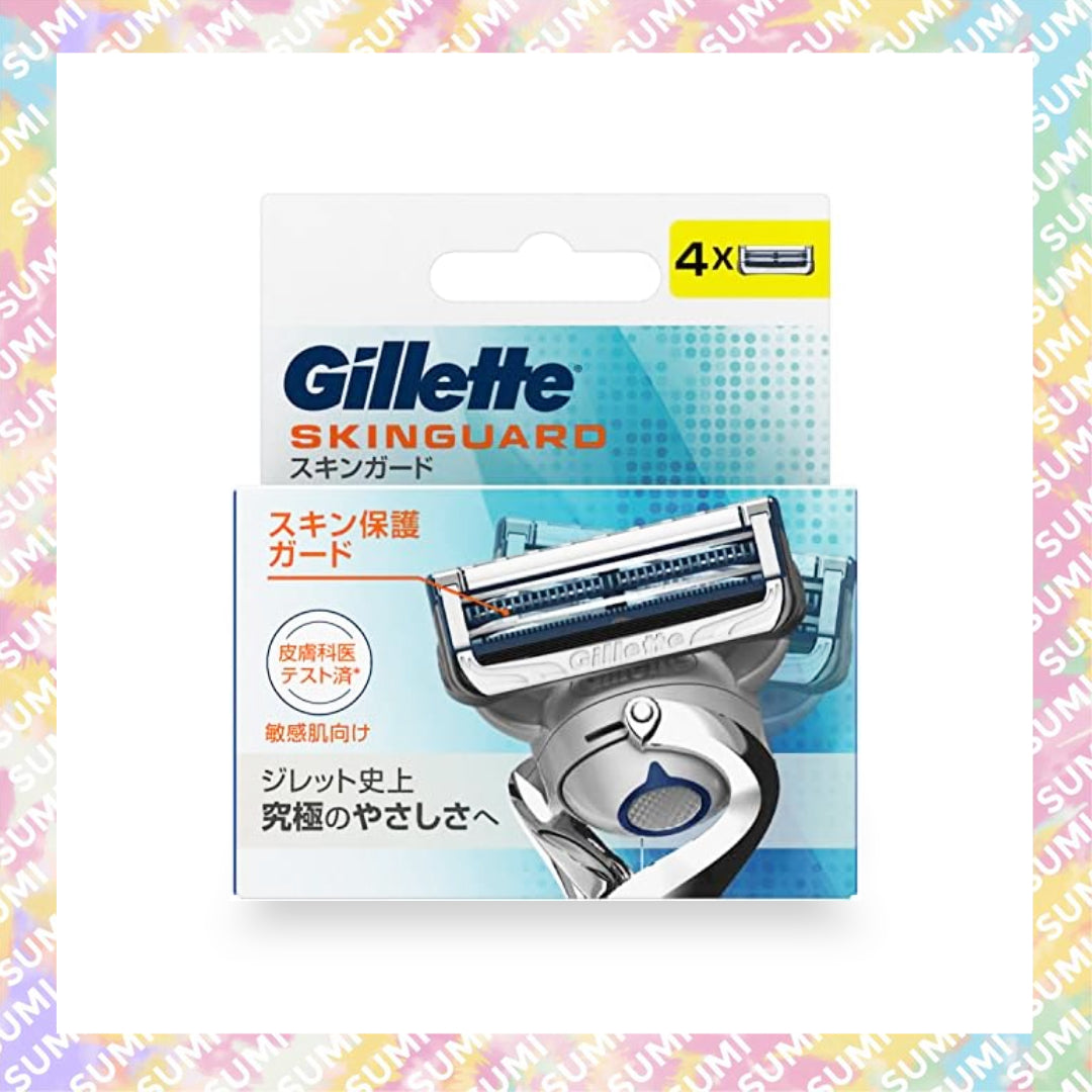 Gillette 吉列 - Skinguard 紳適系列 剃鬚刀頭 刮鬍替換刀片 (4片裝) - 包裝版本隨機送出
