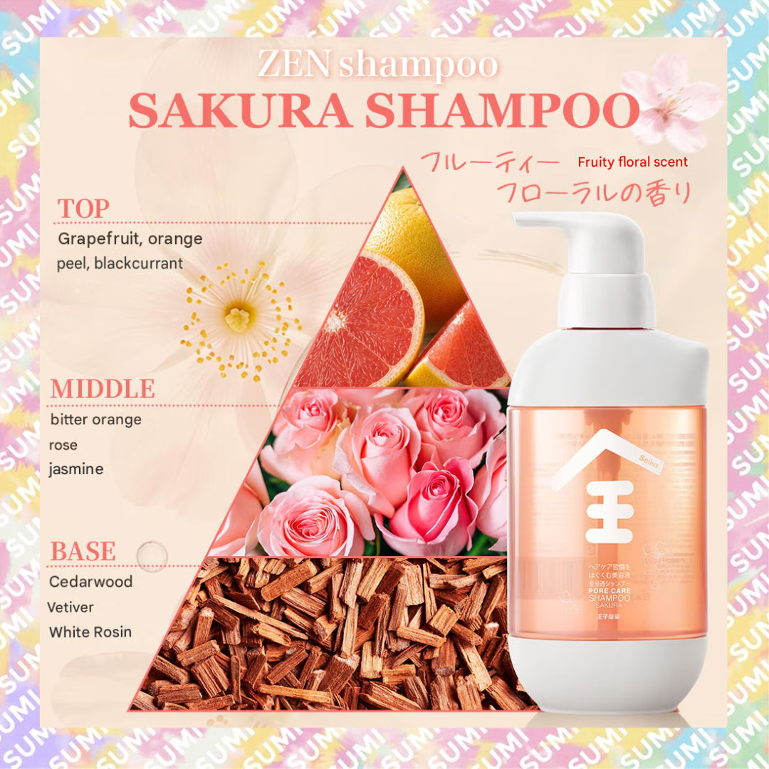 王子製藥 - 櫻花系列 Seika全浸透全效洗髮精 400ml (4580536765360)