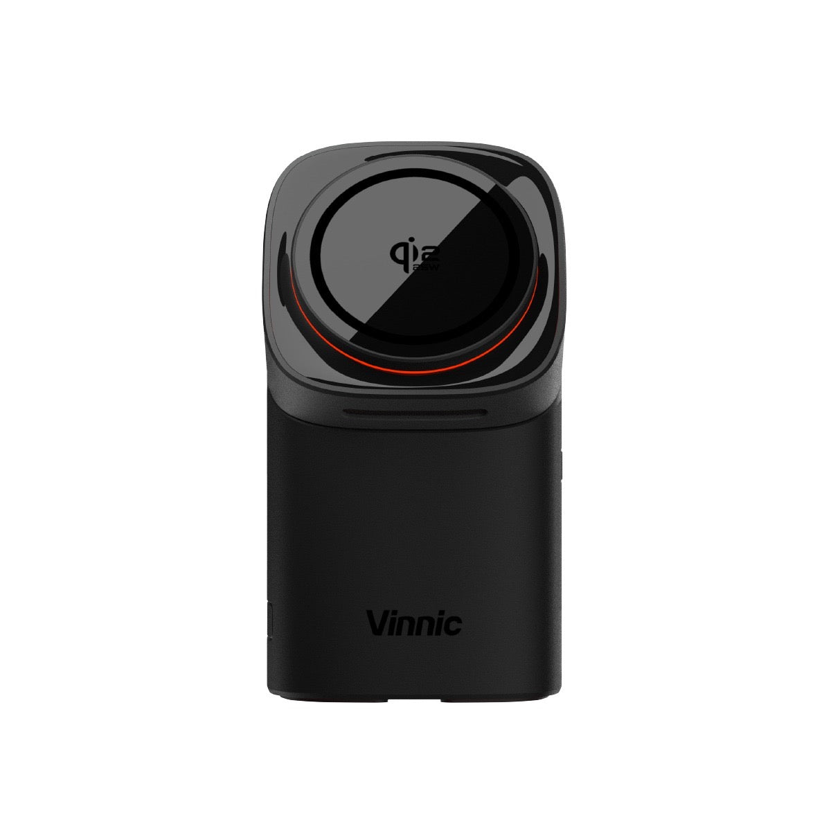 Vinnic 銀戰士電池 - 【31WSCG8-BK】OWL PEAK 3 磁吸無線充電座 | Qi2.2 25W 快充、支援 Apple/Samsung 雙系統手錶 (黑色)