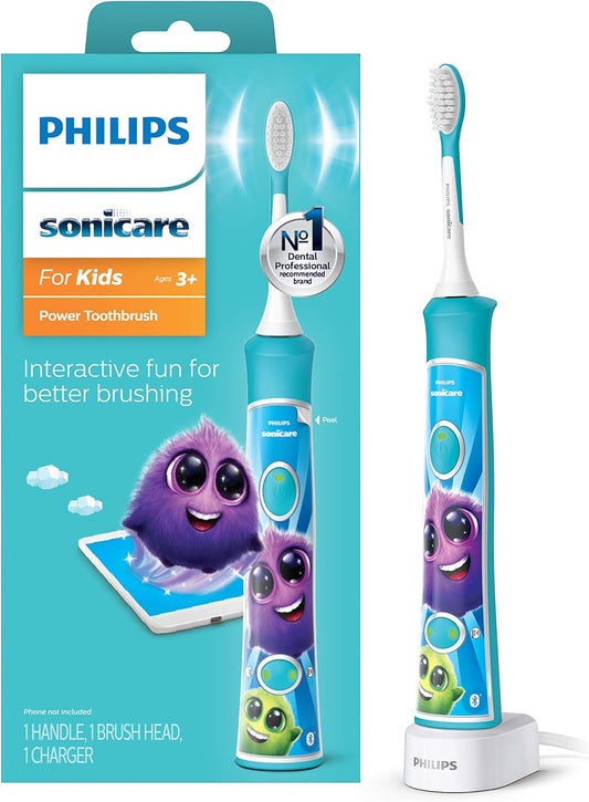 飛利浦 飛利浦 - Sonicare 兒童聲波震動牙刷 藍色 APP 支援 HX6321/02