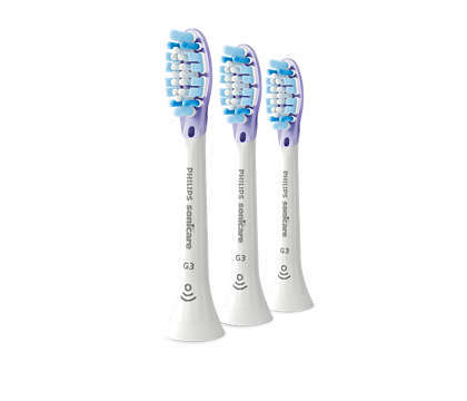 Philips 飛利浦 - 【3支裝】Sonicare G3 Premium Gum Care HX9053 智能清潔刷頭 - 黑色(HX9053/96) 白色(9053/67)