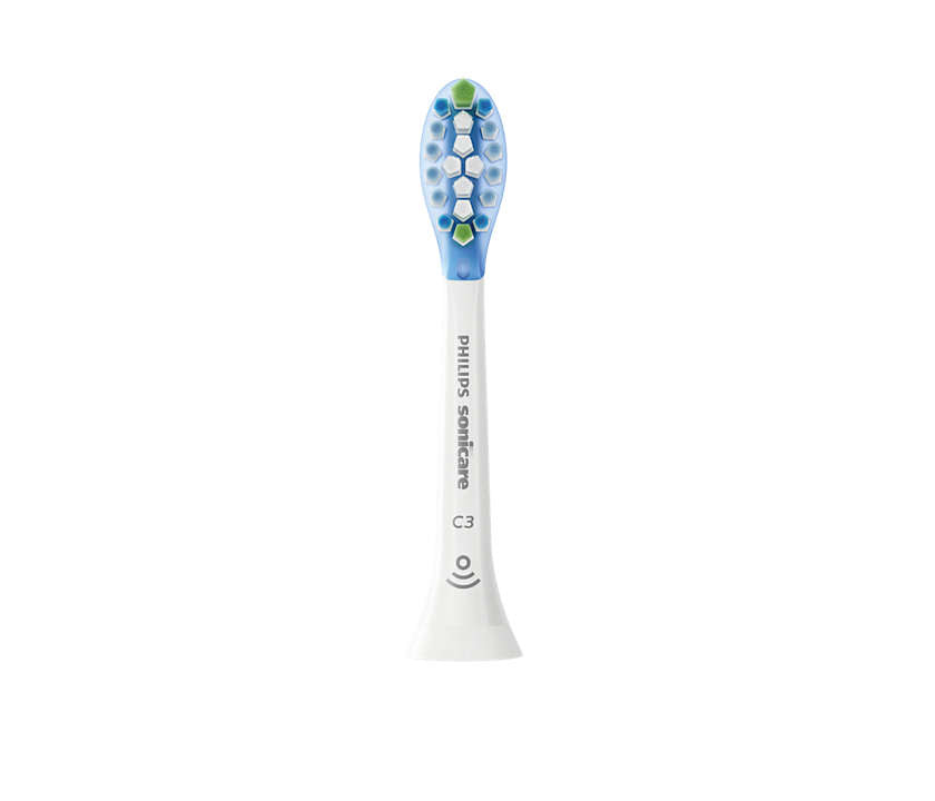 Philips 飛利浦 - 【3支裝】Sonicare C3 Premium Plaque Defense HX9043 智能清潔刷頭 - 黑色(HX9043/96) 白色(HX9043/67)