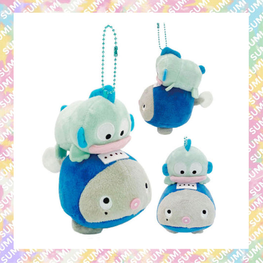 Sanrio -  HANGYODON x Nakayoshi Otamaro 水怪與好朋友系列毛絨公仔掛件(4548643164520)