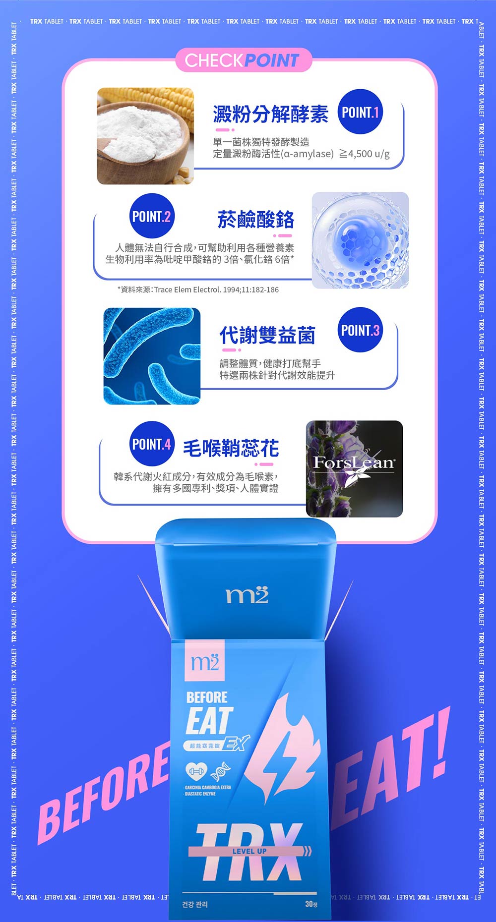 M2輕次方 - 超能窈窕錠EX+超能馬甲錠EX（全新升級版） - TRX燒卡錠+CUT馬甲錠 各1盒/每盒30錠