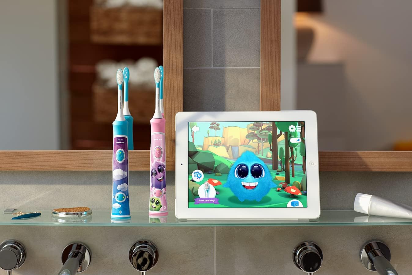 飛利浦 飛利浦 - Sonicare For Kids 兒童聲波靜音粉紅色 APP 支援 HX6351/41