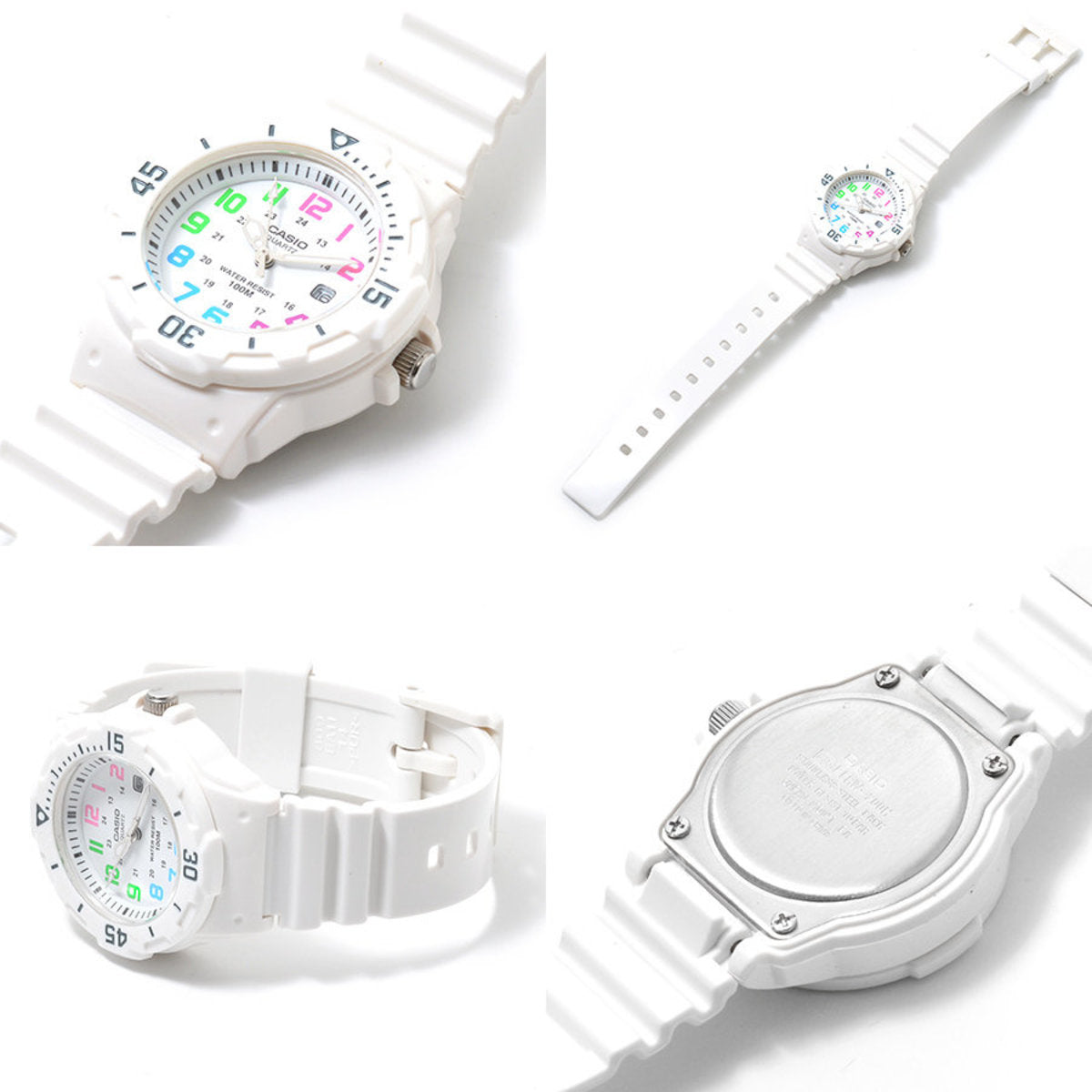 Casio - LRW-200H-7B 兒童/女裝 運動感休閒錶 白色