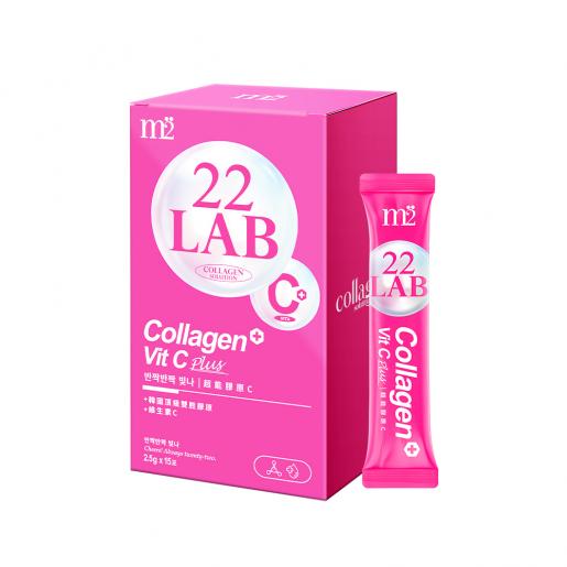 M2輕量方 - 22Lab【美度】超能膠原蛋白粉 (30入/盒 或 15入x2盒) (維他命C+膠原蛋白)