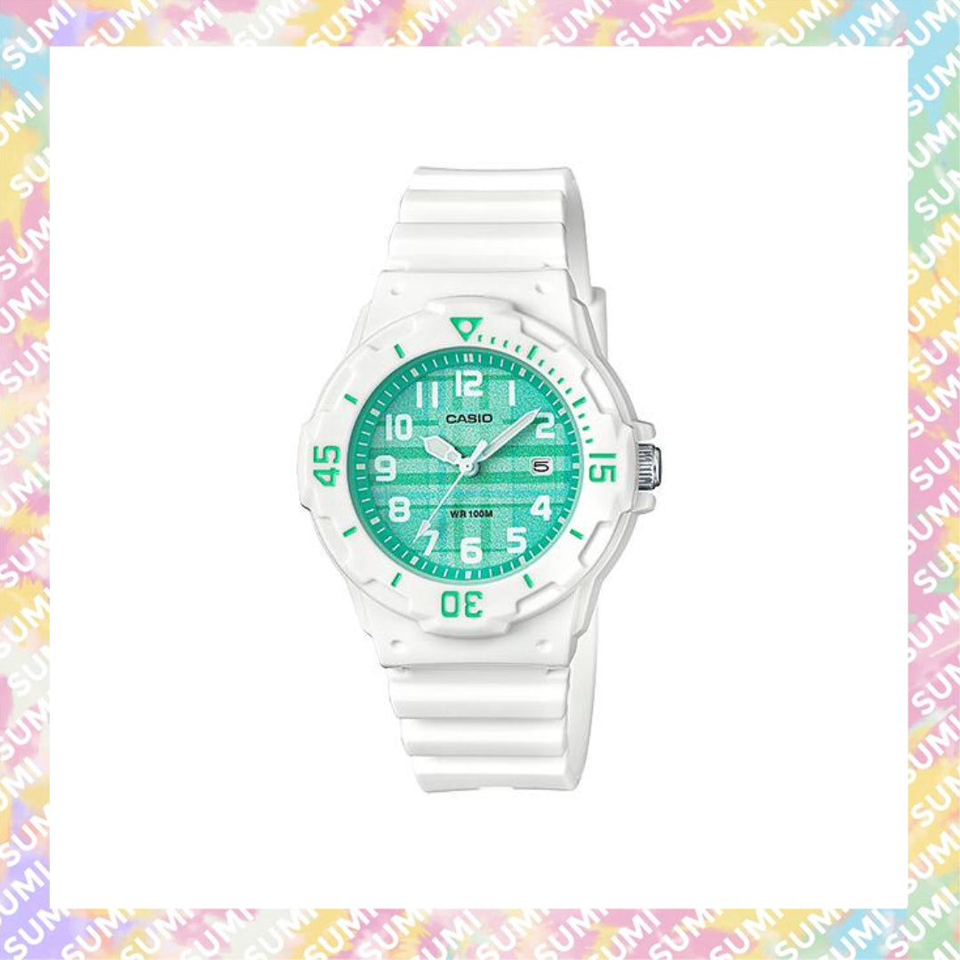 Casio - LRW-200H-7B/LRW-200H-1B/LRW-200H-3C/LRW-200H-4B2 兒童/女裝 運動感休閒錶 白色