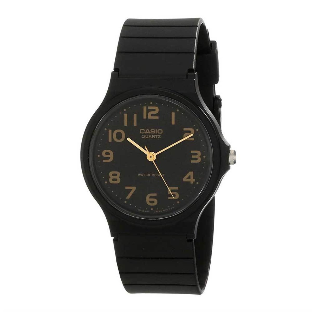 Casio - MQ-24-1B2 (黑色金字) / MQ-24-1B3 (黑色白字) 運動感休閒錶