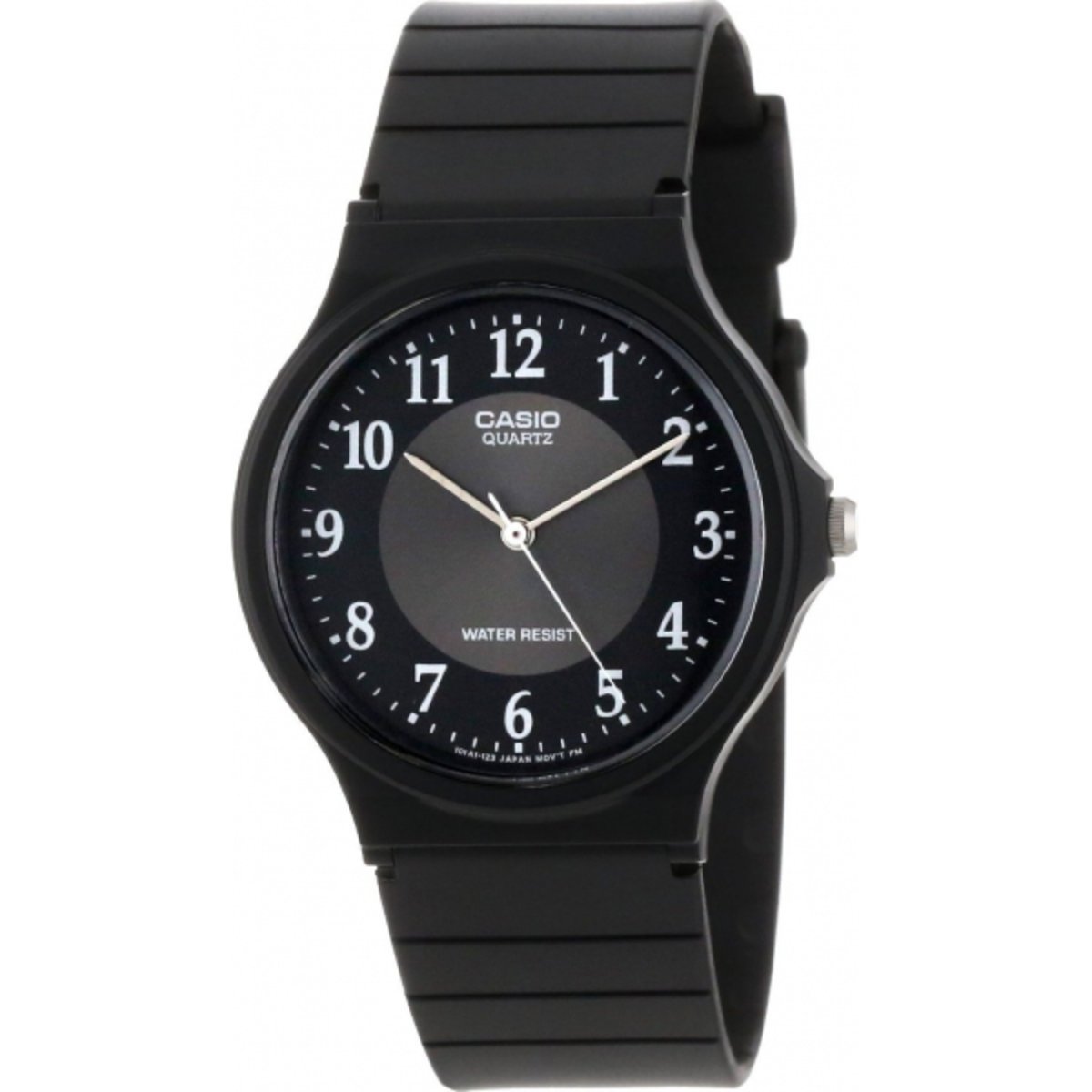 Casio - MQ-24-1B2 (黑色金字) / MQ-24-1B3 (黑色白字) 運動感休閒錶