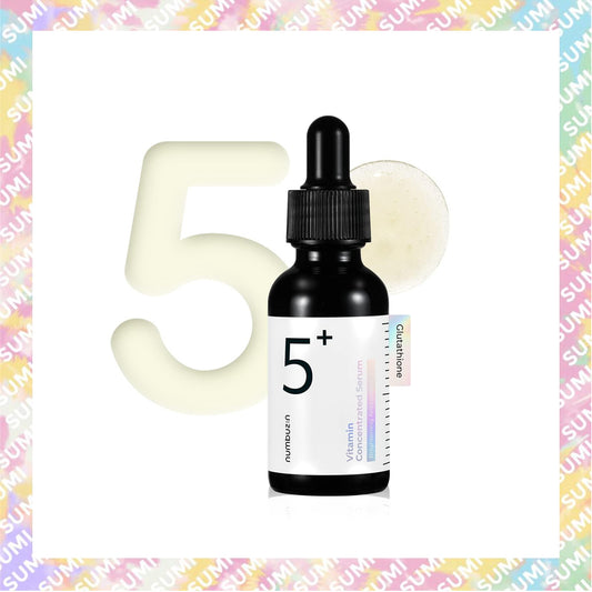 Numbuz:n - Numbuzin No.5+ 穀胱甘肽C瑕疵橡皮擦安瓶 維他命精華素 30ml