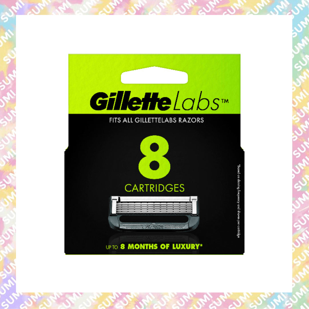 Gillette 吉列 - Labs 極光系列 剃鬚刀頭 刮鬍替換刀片 (4/8片裝)