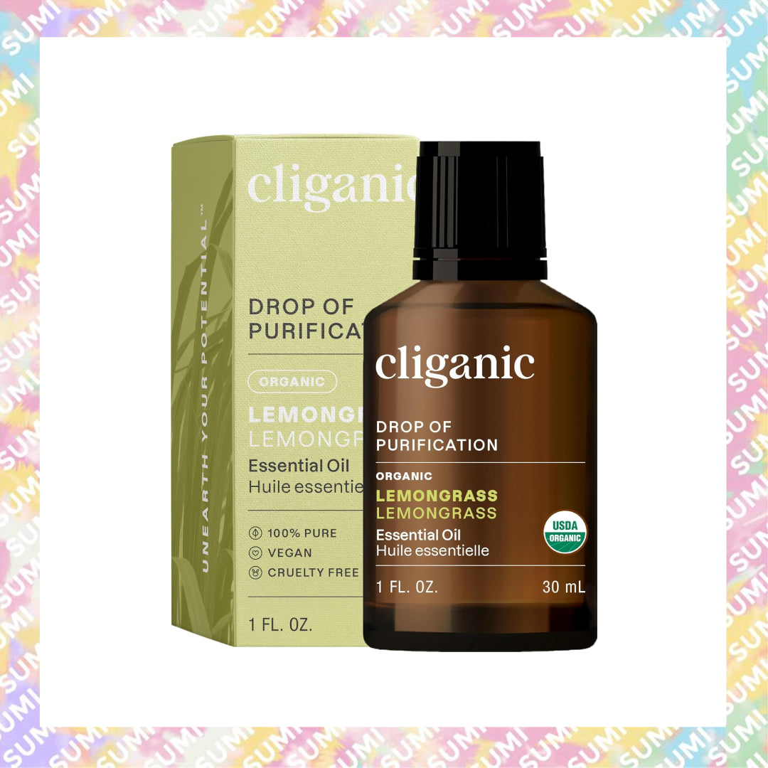 Cliganic - USDA認證 有機檸檬草精油 (Lemongrass) 30ml (855102007637)