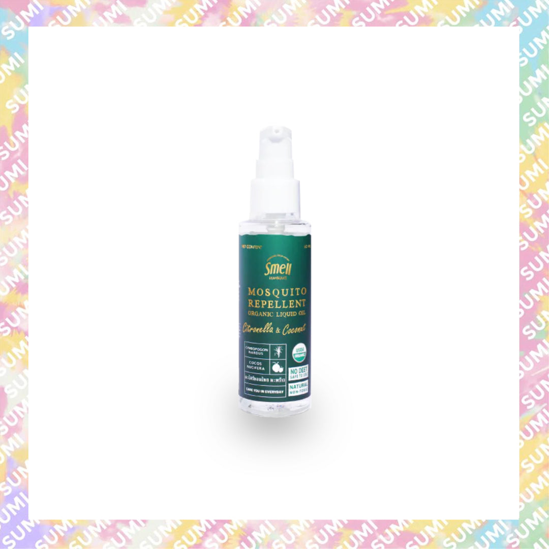 Smell Lemongrass - (香茅)檸檬草驅蚊有機液體油 60ml【泰國製】USDA認證 有機驅蚊油