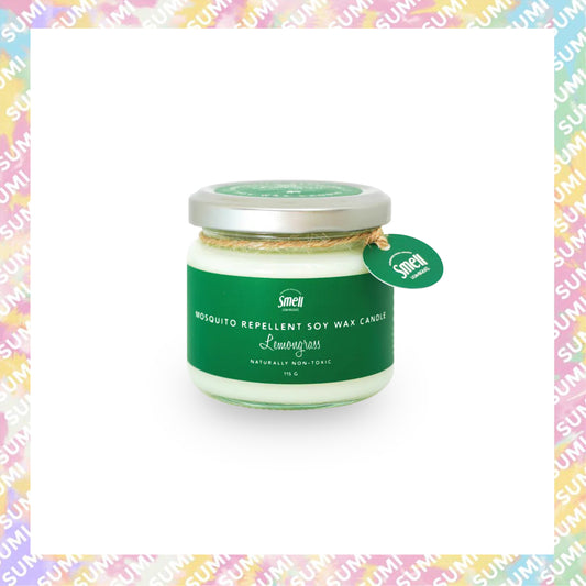Smell Lemongrass - 檸檬草天然驅蚊大豆蠟燭115g【泰國制】8859560602351