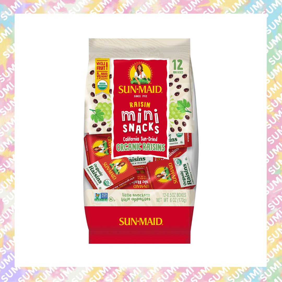 SUN-MAID 妹嘜 - 有機無核葡萄乾 有機提子乾 12盒裝 (041143125861)