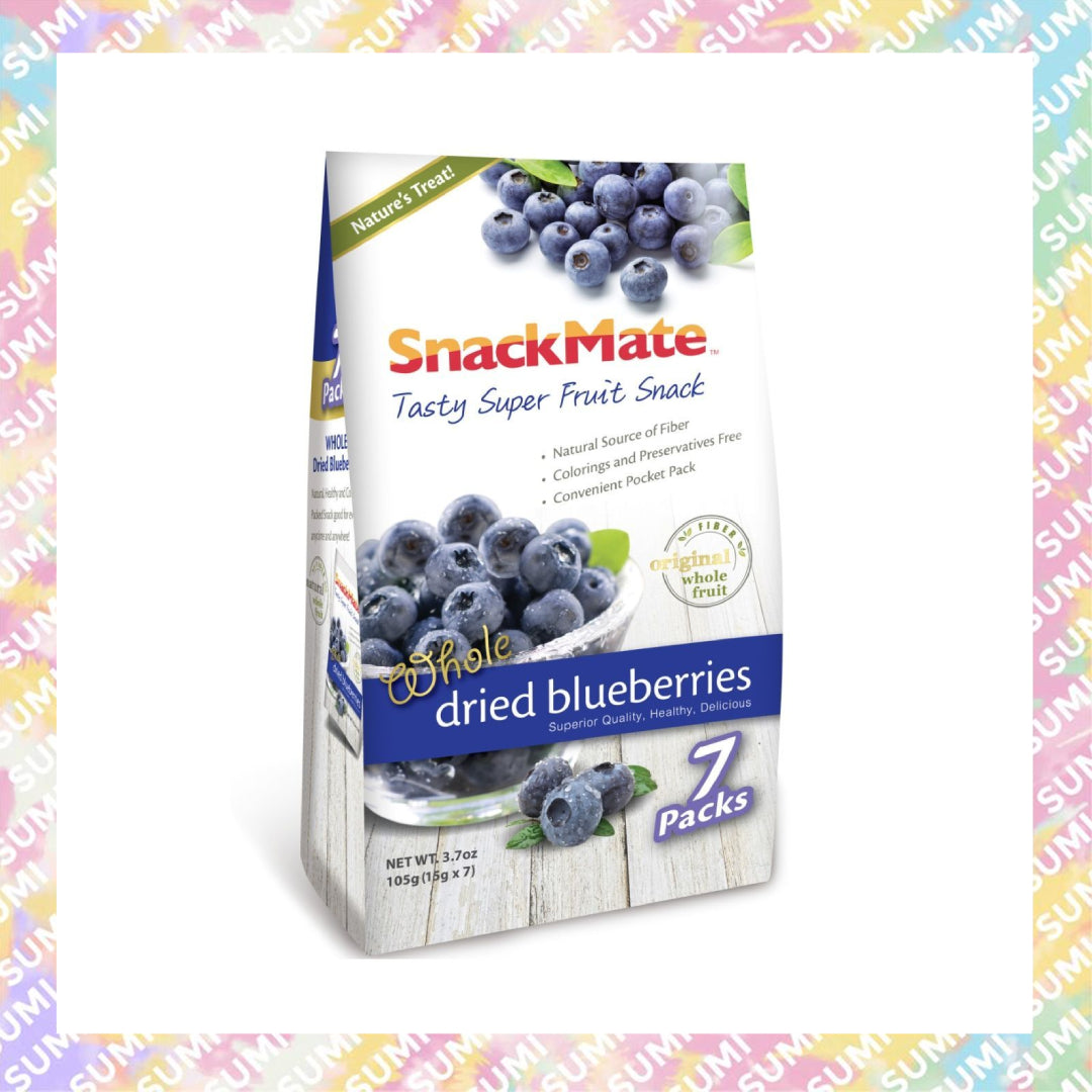 SnackMate 新仕美 - 原粒藍莓乾 (7包裝) 4897051880035