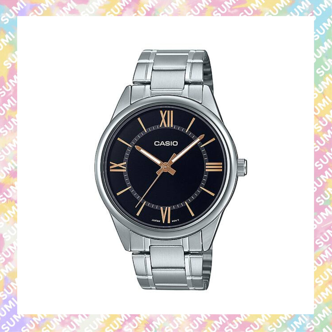 Casio - MTP-V005D-1B5/MTP-V005D-2B5/MTP-V005D-7B5 40mm不鏽鋼男士石英手錶