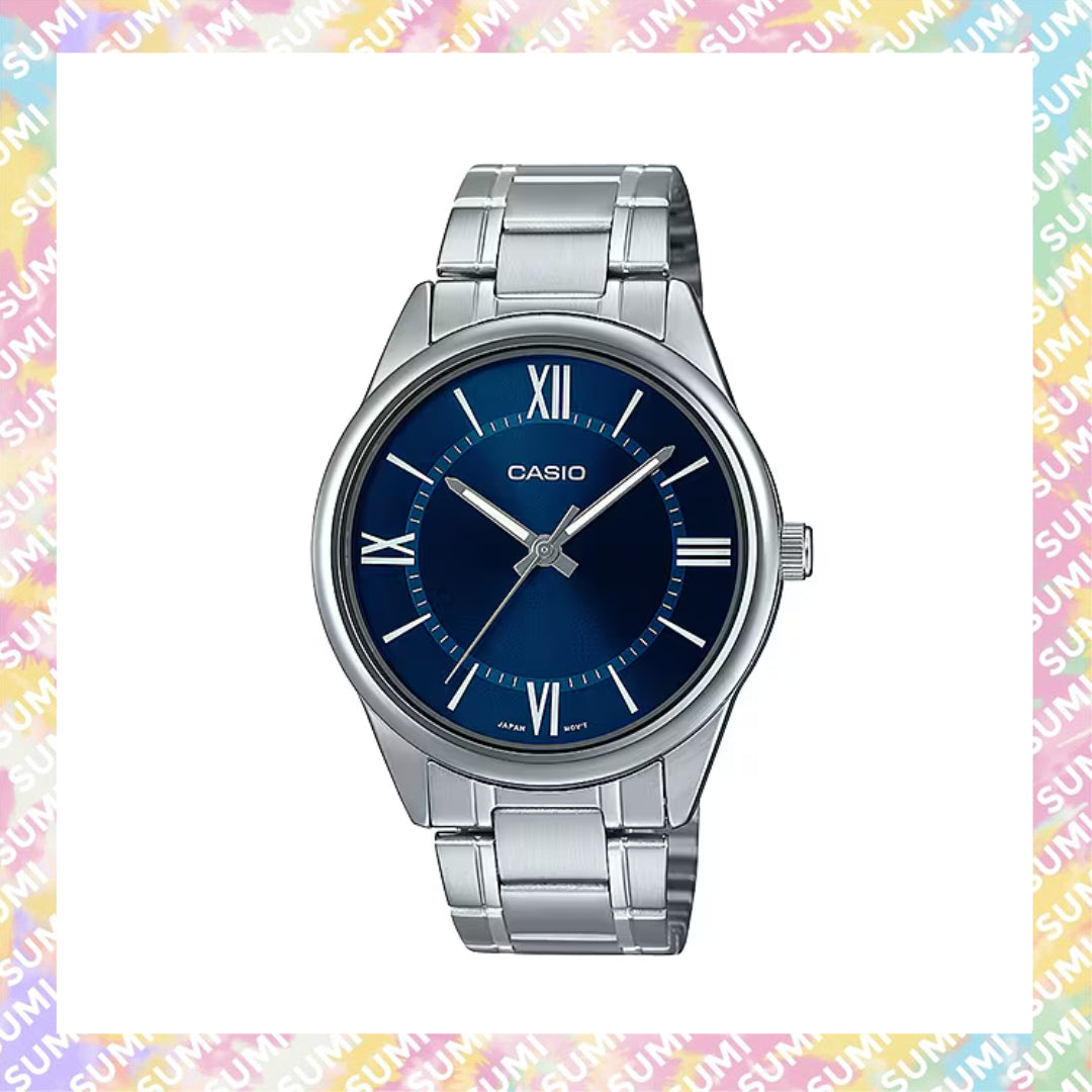 Casio - MTP-V005D-1B5/MTP-V005D-2B5/MTP-V005D-7B5 40mm不鏽鋼男士石英手錶