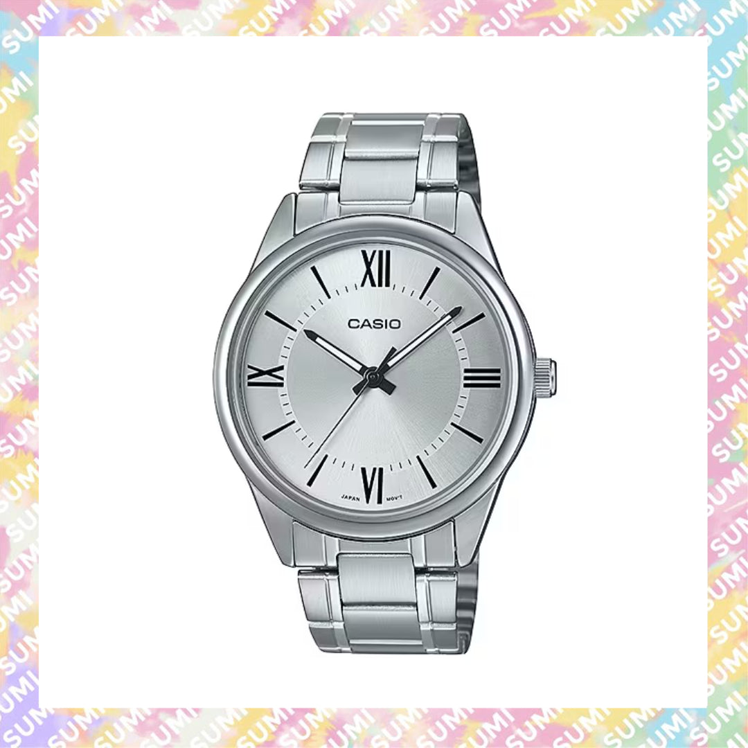 Casio - MTP-V005D-1B5/MTP-V005D-2B5/MTP-V005D-7B5 40mm不鏽鋼男士石英手錶