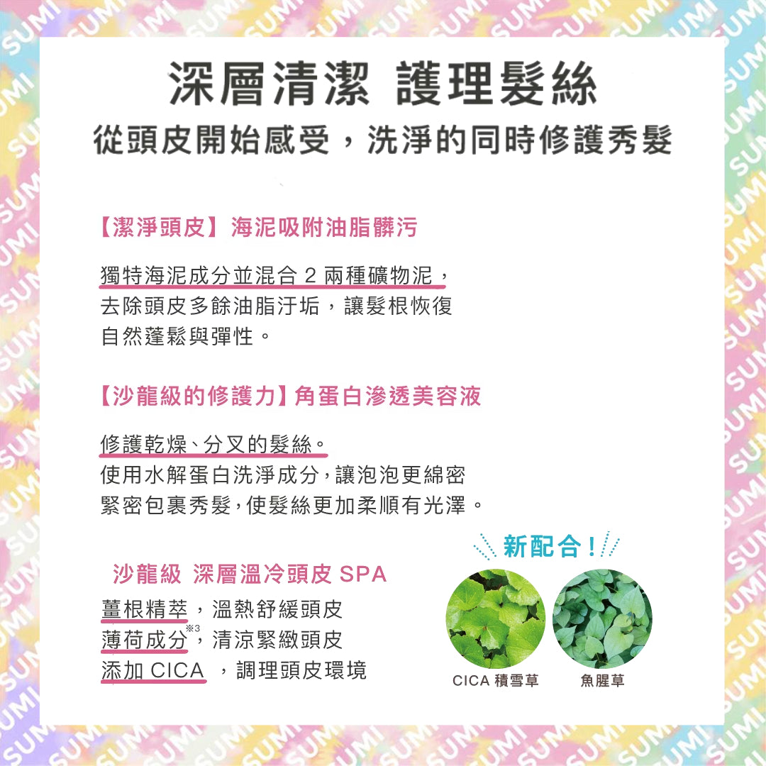 CLAYGE - 蓬鬆柔順型 海泥礦物黏土清爽頭皮護理SPA洗髮露 洗頭水 洗髮水 500ml(4582300064594)