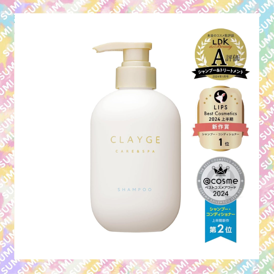 CLAYGE - 蓬鬆柔順型 海泥礦物黏土清爽頭皮護理SPA洗髮露 洗頭水 洗髮水 500ml(4582300064594)