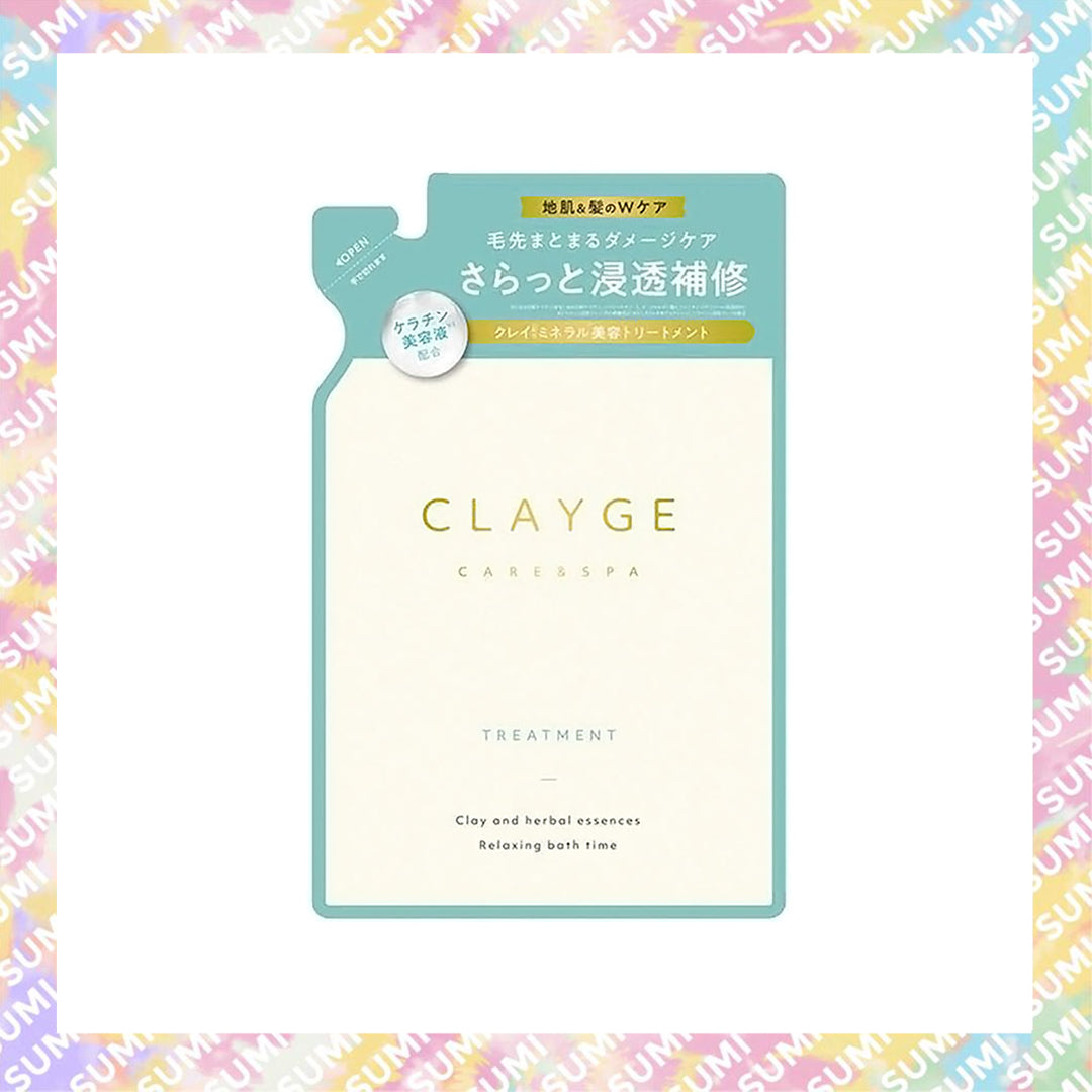 CLAYGE - 蓬鬆柔順型 海泥礦物黏土清爽頭皮護理SPA護髮素 500ml(4582300064600)