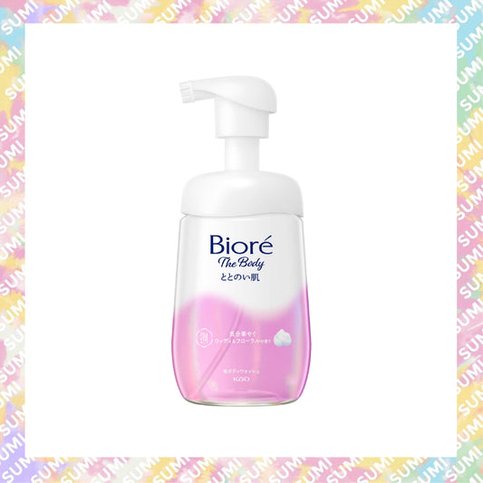 KAO 花王 - Biore The Body 泡沫型保濕沐浴露 480ml (水果麝香/木質花香)