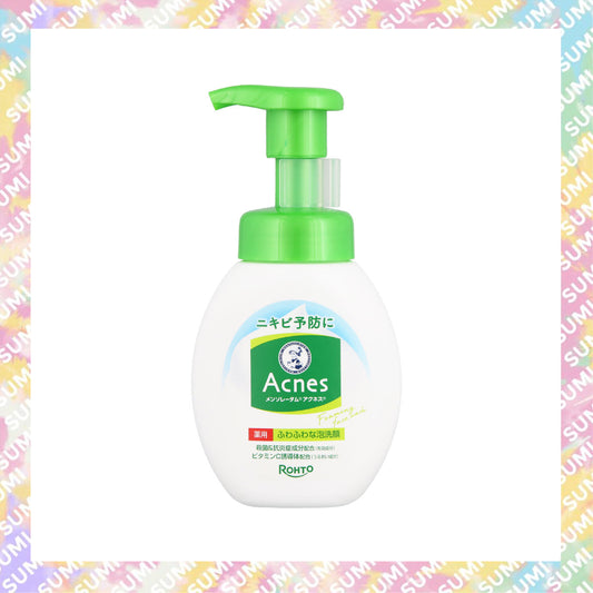 Mentholatum 曼秀雷敦 - Rohto Acnes 暗瘡護理泡泡潔面乳160ml / 補充裝140ml
