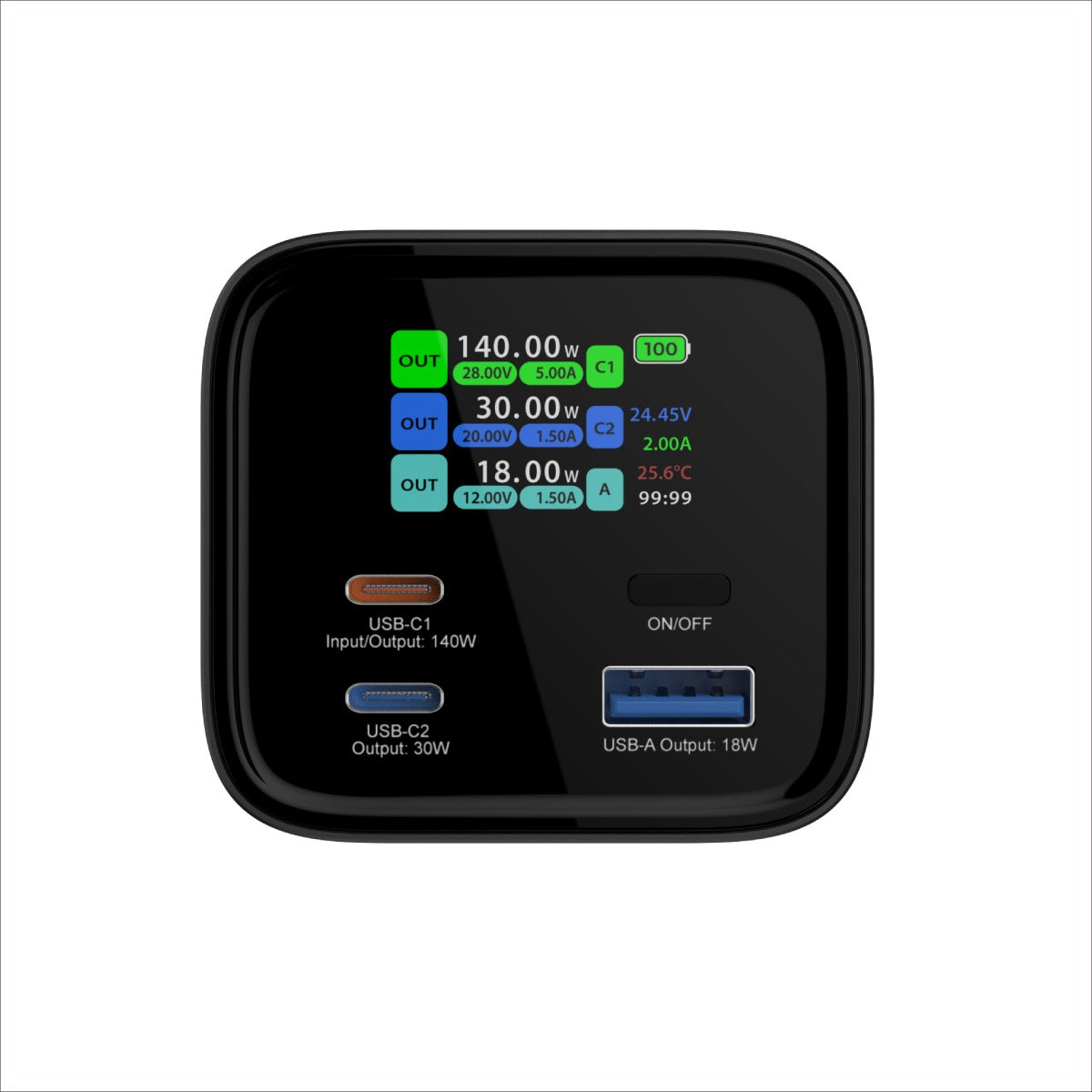 Vinnic 銀戰士電池 - 【HV140WG1-27BK】Mount Parker 2 140W PD3.1 27000mAh 行動電源 充電寶 - 為筆記型電腦和手機快速充電(可攜帶上飛機)