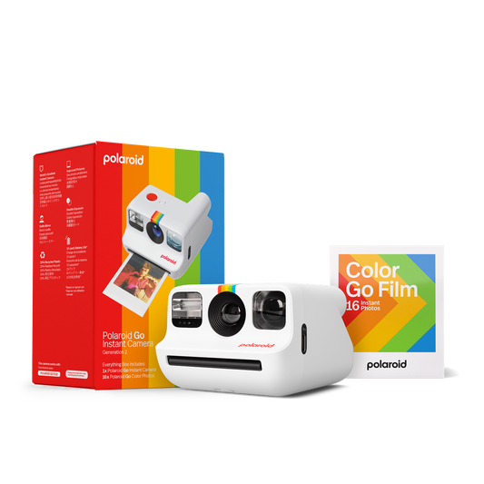 Polaroid - 寶麗來相機相紙套裝 Polaroid Go Gen 2 二代即影即有相機相紙套裝 (白色) 一年保養
