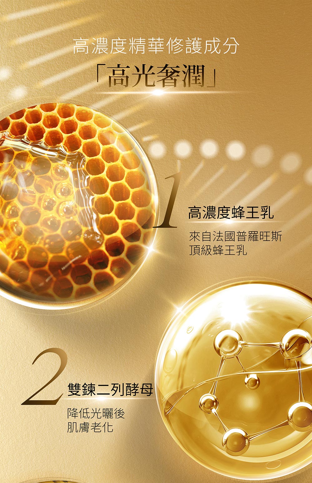 LUDEYA - 皇家蜂王無瑕微臻霜60ml (金磚霜) 附贈導入棒